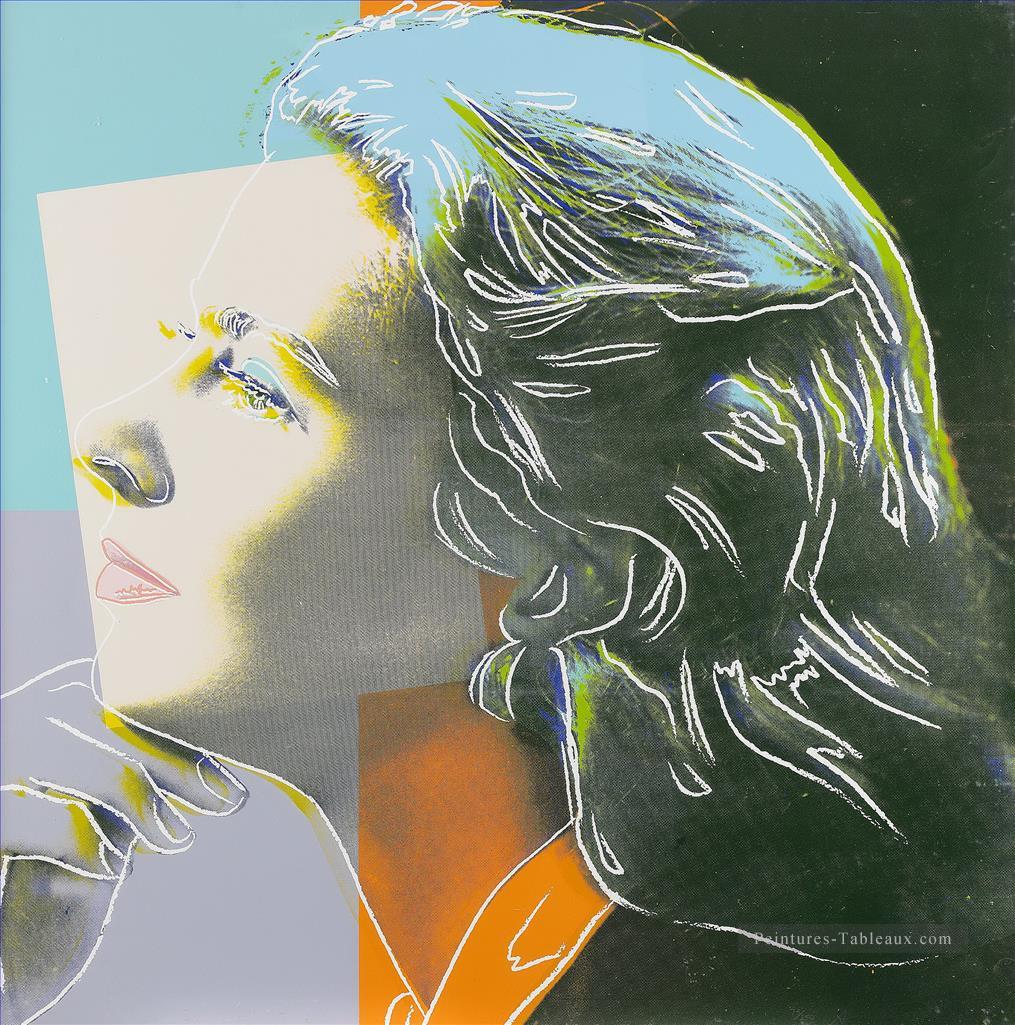 Ingrid Bergman as Herself 3 Andy Warhol Oil Paintings